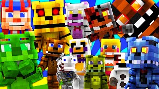 FNAF World  FULL MOVIE Minecraft Roleplay Night 110 [upl. by Telfore196]