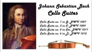 Johann Sebastian Bach  Cello suites in 432 Hz great for reading or studying [upl. by Hpsoj]