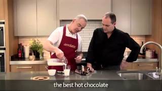 How to make a hot chocolate using an aerolatte milk frother [upl. by Ailliw]