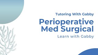 What is Perioperative Nursing [upl. by Hoashis]