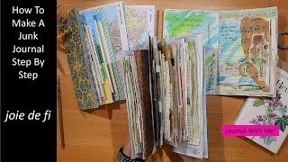 How To Make A Junk Journal Step By Step [upl. by Elocyn829]