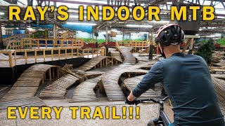 Full Tour of Rays Indoor MTB Park Cleveland Ohio [upl. by Nailliw512]