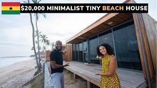 20000 Minimalist Tiny Beach House in Accra Ghana [upl. by Clare]