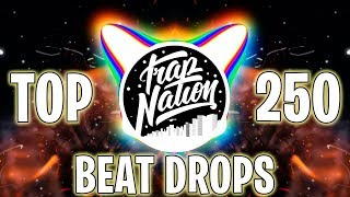 TOP 250 BEST BEAT DROP SONGS OF ALL TIME  1 Hour Version [upl. by Eirised706]