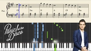 Panic At The Disco  House Of Memories  Piano Tutorial  Sheets [upl. by Ragnar]