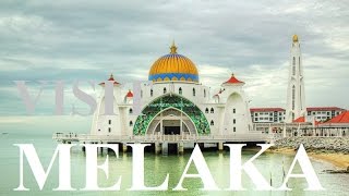 The Straits Mosque Melaka Malaysia HD [upl. by Akirdnuhs]