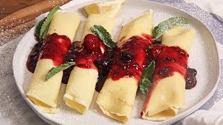 Berries amp Cream Crepes [upl. by Adahsar]