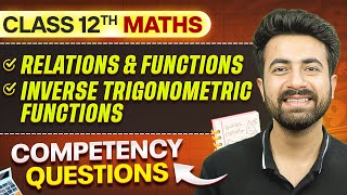 MATHS CompetencyBased Questions ⚡ Class 12th Boards 🔥 [upl. by Nnitsuj]