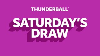 The National Lottery Thunderball draw results from Saturday 06 April 2024 [upl. by Ydroj769]