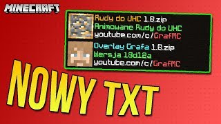 Mój TXT Overlay 🔥 Niska Tarcza Polska Czcionka Rudy pod UHC 18 amp 19 [upl. by Thomasine]