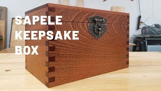 Keepsake Box Using Box Joints [upl. by Lecia]