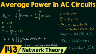 Average Power in AC Circuits [upl. by Priestley]