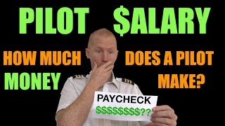 Whats the Annual Salary of an Airline Pilot [upl. by Karilynn466]