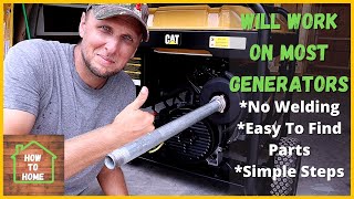 How To Make A Generator Exhaust Extension Kit [upl. by Arral412]