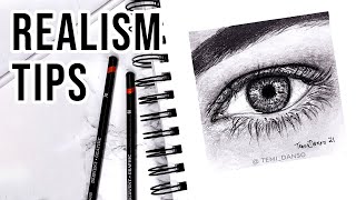 BIGGEST Tips to MASTER Realistic Drawings for Beginners [upl. by Merkley120]