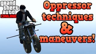 Gunrunning Oppressor maneuvers and techniques guide  GTA Online [upl. by Elehcin449]