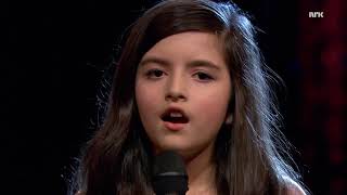 AMAZING Angelina Jordan sings quotUnchained Melodyquot [upl. by Aciret]