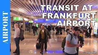 TRANSIT WALK AT FRANKFURT Airport FRA Terminal 1  Connection Flight Transfer Arriving amp Departing [upl. by Oirasor]