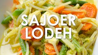 Sajoer Lodeh Recept  heerlijk Indisch gerecht  Indische groente gerechten  De Indische keuken [upl. by Levison]