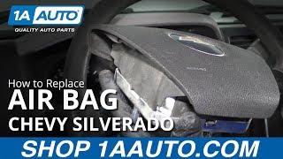 How to Replace Airbag 0713 Chevy Silverado [upl. by Azmuh652]