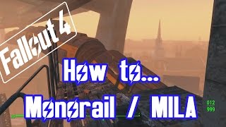 Fallout 4  How to Get to the Monorail to place the MILA [upl. by Anilev]