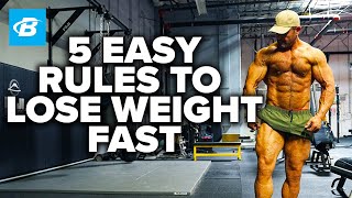 5 Easy Rules to Lose Weight Fast  Mark Bell [upl. by Deborath]