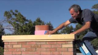 Repair A Chimney Crown Masonry Chimney Cap [upl. by Aihsal967]