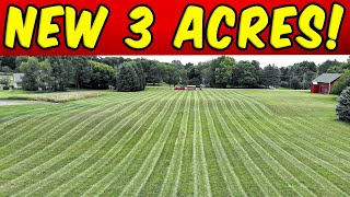 Buying Land amp Mowing Our New 3 Acre Property Dream Come True [upl. by Enitsahc]