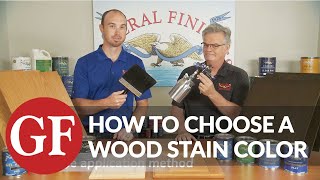 6 Steps To Choosing Wood Stain Colors  General Finishes [upl. by Yand]