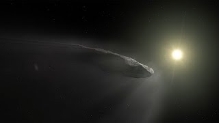 Animation of Oumuamua outgassing [upl. by Jeannette]