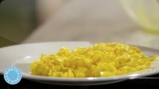 Fluffy Scrambled Eggs  Martha Stewart [upl. by Rudman]