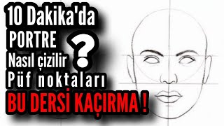 Portre Yüz Çizimi Nasıl Yapılır Yeni Başlayanlar İçin [upl. by Gertruda]