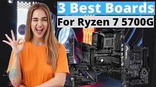 THE BEST MOTHERBOARDS FOR RYZEN 7 5700G TOP 3 [upl. by Maurer425]