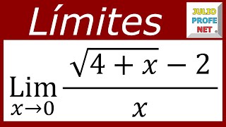 LÍMITES ALGEBRAICOS  Ejercicio 12 [upl. by Vetter663]