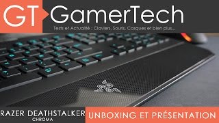 Razer Deathstalker Chroma  Unboxing et Test FR [upl. by Flavius]