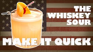 How to make a Whiskey Sour  Quick [upl. by Luci518]