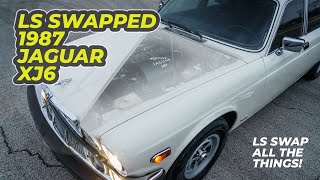 1987 Jaguar XJ6 LS1 V8 Swapped  Full Review [upl. by Brottman]