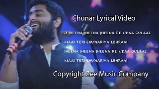 CHUNAR ABCD 2 FULL SONG WITH LYRICS  ARIJIT SINGH  VARUN DHAWAN amp SHRADDA KAPOOR [upl. by Nyrahtak]