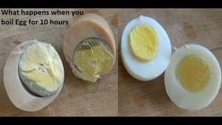 What happens when you boil egg for 10 hrs  Overcooked Egg [upl. by Volding433]