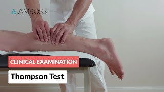 Thompson Test  Clinical Examination [upl. by Buckingham676]