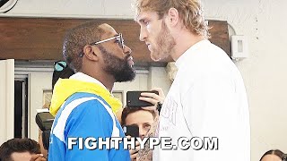 HIGHLIGHTS  FLOYD MAYWEATHER VS LOGAN PAUL FINAL PRESS CONFERENCE amp INTENSE FACE OFF [upl. by Arola]