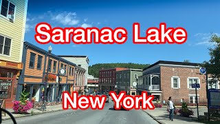 Driving Downtown  Saranac Lake New York [upl. by Nnylsia]