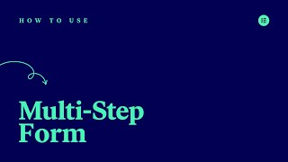 How to Create MultiStep Forms PRO [upl. by Lilla]