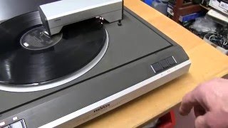 Revox B795 Linear tracking record player Full service alignment [upl. by Claudell]