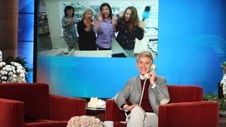 Ellen Surprises a Viewer Live at Work [upl. by Annavoeg]