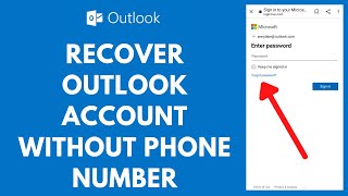 How to Recover Outlook Account Without Phone Number [upl. by Airdna126]