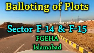 Sector F14 amp F15 Islamabad  FGEHA  Balloting of Plots [upl. by Rudie]