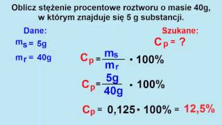 Stężenie procentowe [upl. by Paulsen327]