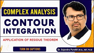 Complex Analysis Contour Integration  Application of Residue Theorem [upl. by Samford]