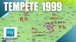 1999 tempête du siècle sur la France  Archive INA [upl. by Eizus]